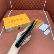 Uubags Louis Vuitton Brazza Wallet Monogram Shadow Leather Dark Green 10x19x2cm  - 2