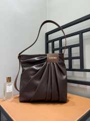 Uubags Loewe Draped Tote Bag In Dark Brown 29x13x30cm - 1