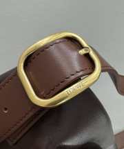 Uubags Loewe Draped Tote Bag In Dark Brown 29x13x30cm - 4