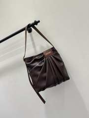 Uubags Loewe Draped Tote Bag In Dark Brown 29x13x30cm - 6