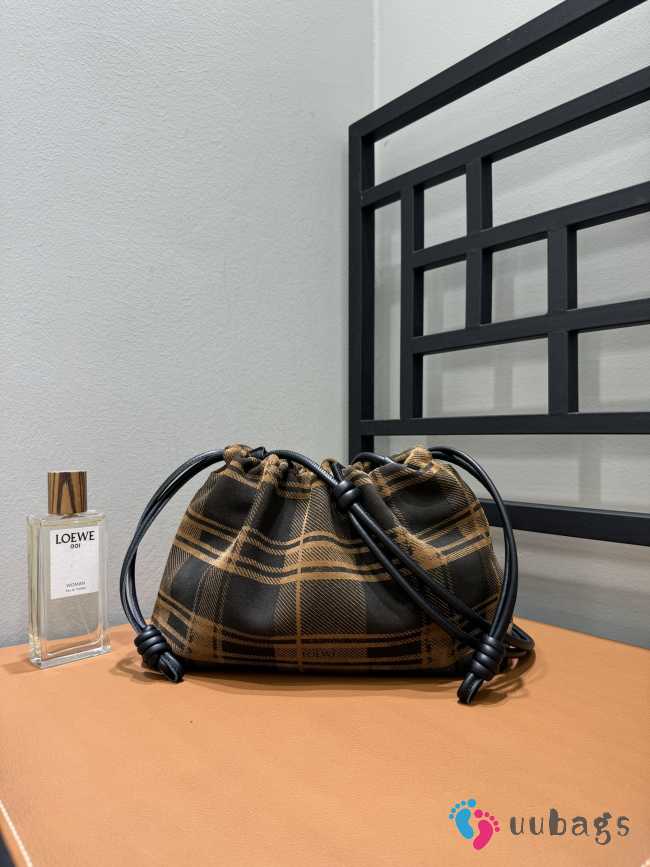 Uubags Loewe Flamenco Purse Medium Bag In Tan/Black 30x10.5x20cm - 1