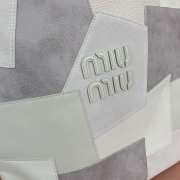 Uubags Loewe Ivy leather patchwork bag chalk white 40x35cm - 3