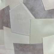 Uubags Loewe Ivy leather patchwork bag chalk white 40x35cm - 2