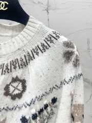 Uubags Chanel Sweater Cashmere Ecru, Beige & Black - 5