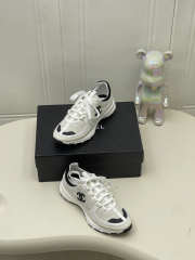 Uubags Chanel Sneakers Suede & Calfskin In Grey - 6