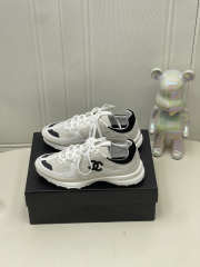 Uubags Chanel Sneakers Suede & Calfskin In Grey - 5