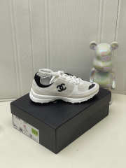 Uubags Chanel Sneakers Suede & Calfskin In Grey - 4