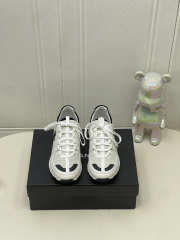 Uubags Chanel Sneakers Suede & Calfskin In Grey - 2