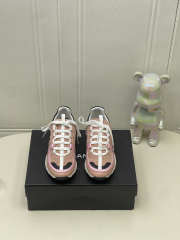 Uubags Chanel Sneakers Suede & Calfskin In Light Pink - 2