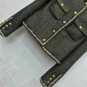 Uubags Chanel Jacket Tweed In Gold & Black  - 3
