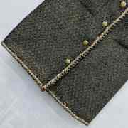 Uubags Chanel Skirt Tweed In Gold & Black - 5