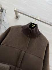 Uubags Brunello Cucinelli Wool & Nylon Down Coat Dark Brown - 2