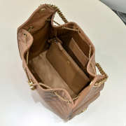 Uubags Chanel 25 Medium Handbag Grained Calfskin & Gold-Tone Metal In Brown 40x30x15cm - 2