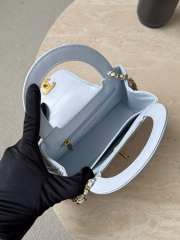 Uubags Chanel Kelly 25C Lambskin Letaher Light Blue Bag 13x19x7cm - 4