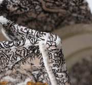 Uubags Dior Book Tote Small Size Latte and Gold-Tone Zodiac Embroidery 26.5x21x14cm - 4