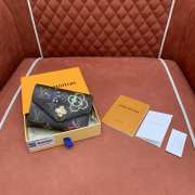 Uubags Louis Vuitton M15337 Victorine Wallet Monogram/ Frozen Orchid 12x9.5x2.5cm - 5