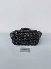 Uubags Balenciaga XS Bistro Basket tote bag in black 23x29x38cm (H) - 5