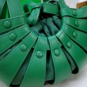 Uubags Small Bottega Veneta The Shell Bag Green 22x14x10cm - 2