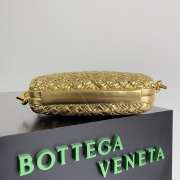 Uubags Bottega Veneta Knot Intreccio bag in gold glossy 20.5x6x12.5cm - 2