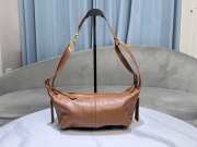 Uubags Dior Small D-Journey Bag in Vintage Smooth Calfskin Camel Flat Macrocannage 25.5x14.5x14cm - 5