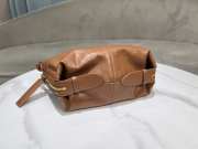 Uubags Dior Small D-Journey Bag in Vintage Smooth Calfskin Camel Flat Macrocannage 25.5x14.5x14cm - 4