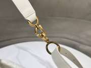 Uubags Dior Medium D-Journey Bag in Vintage Smooth Calfskin White Flat Macrocannage 33x16x15cm - 3