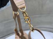 Uubags Dior Small D-Journey Bag in Vintage Smooth Calfskin Beige Flat Macrocannage 25.5x14.5x14cm - 2