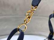 Uubags Dior Small D-Journey Bag Blue Dior Oblique Jacquard 25.5x14.5x14cm - 5