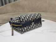 Uubags Dior Small D-Journey Bag Blue Dior Oblique Jacquard 25.5x14.5x14cm - 4
