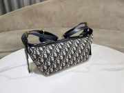 Uubags Dior Small D-Journey Bag Blue Dior Oblique Jacquard 25.5x14.5x14cm - 3