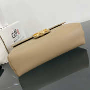 Uubags Medium Celine Victoire Bag In Brown Sepia Supple Shiny Lambskin 25x15x8cm - 4