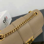 Uubags Medium Celine Victoire Bag In Brown Sepia Supple Shiny Lambskin 25x15x8cm - 6