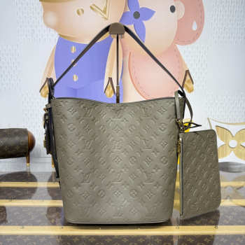 Uubags Louis Vuitton M25823 GM Monogram Empreinte All-In Bag in Grey 26x18x31cm