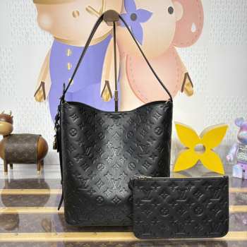 Uubags Louis Vuitton M13044 GM Monogram Empreinte All-In Bag in Black 26x18x31cm