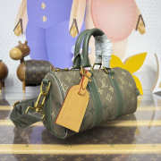 Uubags Louis Vuitton M26930 Keepall Bandoulière 25 Monogram Heritage In Khaki 25x11x15cm - 5