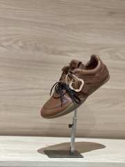 Uubags Miu Miu leather sneakers with buckle in cognac - 6