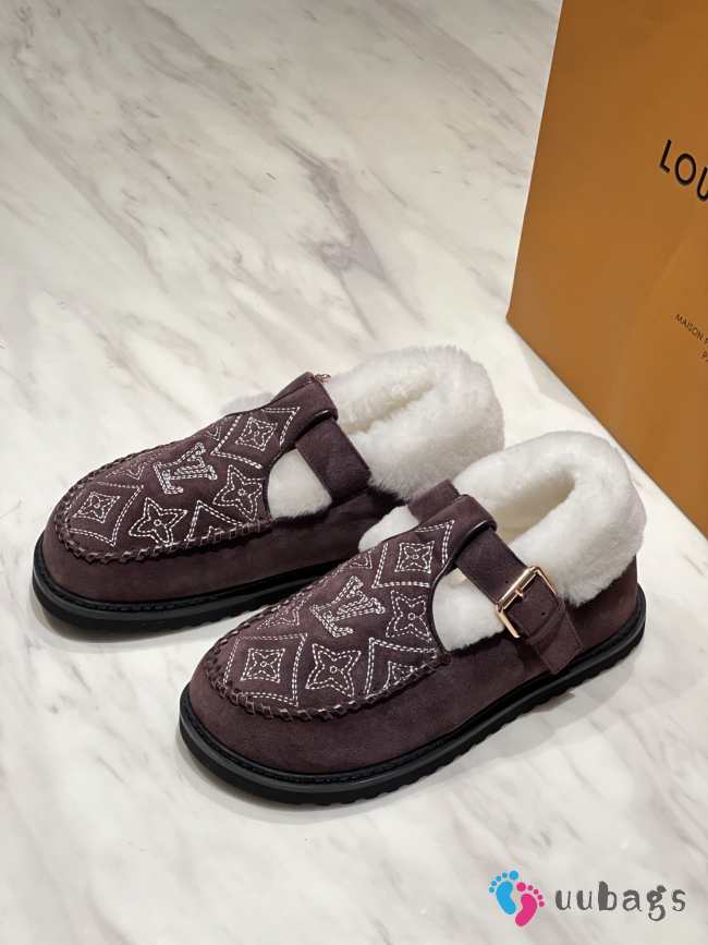 Uubags Louis Vuitton Colorado Comfort Mary Jane Shoes In Dark Chocolate - 1