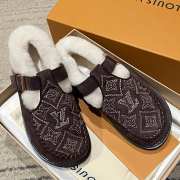 Uubags Louis Vuitton Colorado Comfort Mary Jane Shoes In Dark Chocolate - 4