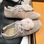 Uubags LV 1AIVF7 Sneakerina sneaker ballerina taupe brown  - 5