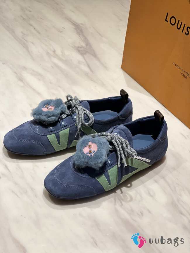 Uubags LV 1AIVFN Sneakerina sneaker ballerina blue  - 1
