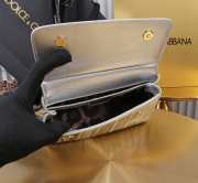 Uubags Dolce & Gabbana Small Sicily Handbag Silver Bag 18x11x6cm - 5
