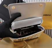 Uubags Dolce & Gabbana Small Sicily Handbag Silver Bag 20x16x8cm - 3