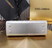 Uubags Dolce & Gabbana Medium Sicily Handbag Silver Bag 25x18x9cm - 6