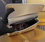 Uubags Dolce & Gabbana Medium Sicily Handbag Silver Bag 25x18x9cm - 5