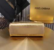 Uubags Dolce & Gabbana Small Sicily Handbag Gold Bag 18x11x6cm - 5