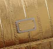 Uubags Dolce & Gabbana Small Sicily Handbag Gold Bag 18x11x6cm - 2