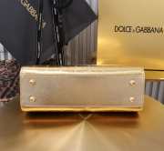 Uubags Dolce & Gabbana Medium Sicily Handbag Gold Bag 25x18x9cm - 6