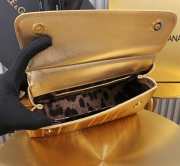 Uubags Dolce & Gabbana Medium Sicily Handbag Gold Bag 25x18x9cm - 2