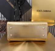 Uubags Dolce & Gabbana Medium Sicily Handbag Gold Bag 25x12x20cm - 5
