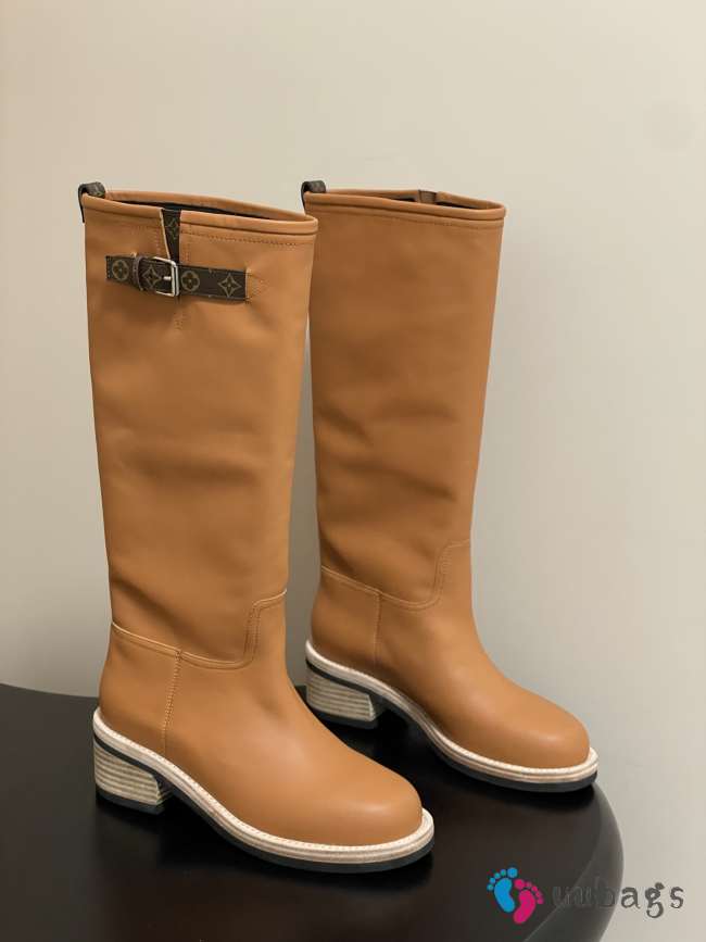 Uubags Louis Vuitton Biker High Boot In Brown - 1